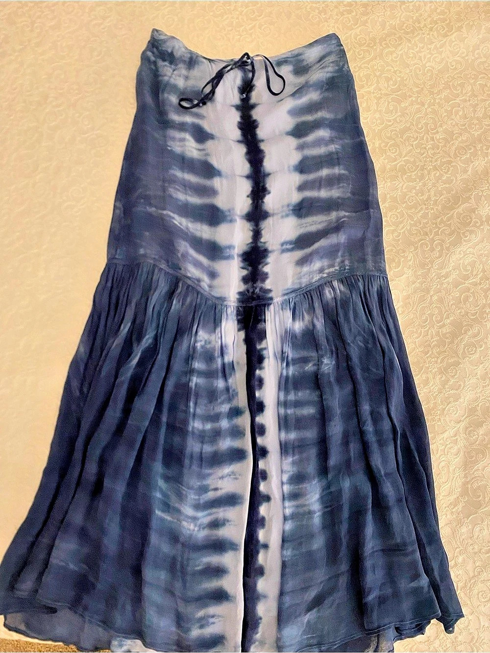 Free People FP One Ravenna Printed Convertible Midi Strapless Maxi